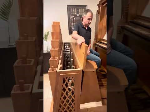 Demonstration of our 23 rank 1953 Rieger compact tracker pipe organ