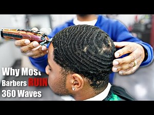 *FULL LENGTH* HAIRCUT TUTORIAL: LOW TAPER | Why Most Barbers RUIN 360 Waves