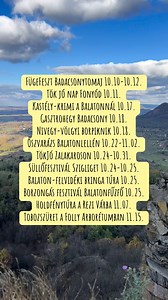 144K views · 1.1K reactions | Őszi programajánló a Balatonnál  ...