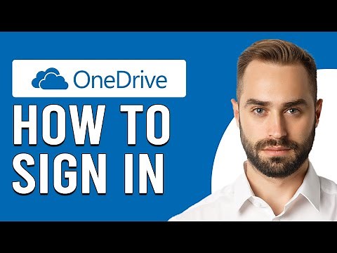 How To Sign Into OneDrive (How To Login Into Your OneDrive)