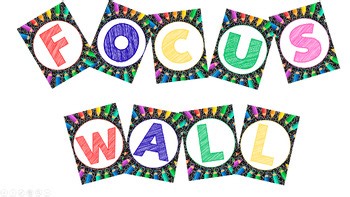 Composition Notebook Focus Wall Packet