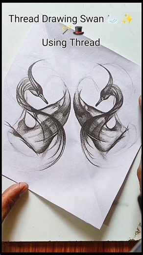 Drawing using Thread #shots #threadart #art
