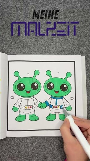 Das Weltall zum Ausmalen. #shorts