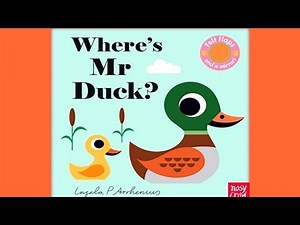 Reading time - Where's Mr.Duck?#flapbooks #babyvideos #animals #toddler #activityforkids