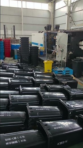 Outdoor Waste Container 240L Plastic Dustbin Pedal Trash Can, On Site Production.