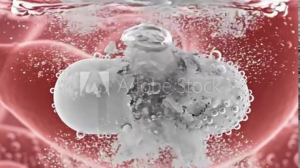 disintegration and absorption of capsule in gastrointestinal environment, detailed visualization of capsule disintegration and active ingredient absorption within gastric conditions