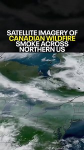 Wildfire smoke from Canada continues to impact the United States, with satellite imagery from Monday revealing plumes stretching across the country. The National Oceanic and Atmospheric Administration released footage showing thick gray smoke and hazy skies over the Upper Midwest and Northeast. The Minnesota Pollution Control Agency issued a new air quality alert for northeast Minnesota, starting Tuesday morning, due to the smoke. The alert, which affects cities like Duluth and Two Harbors, anti
