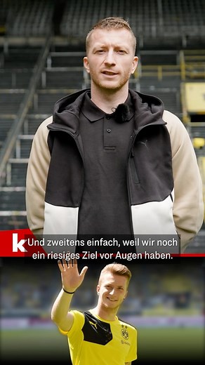 Marco Reus spricht emotional über sein Ende in Dortmund 🥺 Ein großes Ziel bleibt. #kicker #bundesliga #marcoreus #bvb #borussiadortmund | kicker