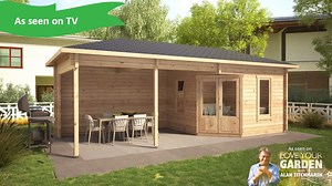 Summer House with Veranda "Sophia" | 8 x 4 m | Summerhouse24