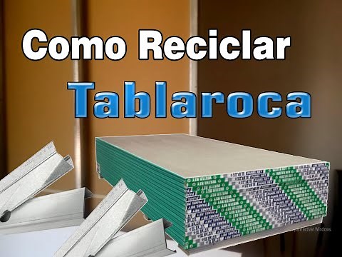 Como Reciclar tabla roca de forma facil