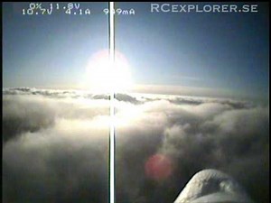 FPV FunJet - Beautiful flight over the clouds - RCExplorer.se