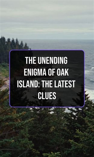 ofinan on Instagram: "Title: "The Unending Enigma of Oak Island: The Latest Clues" Script: Nestled off the coast of Nova Scotia, Oak Island harbors one of the world's most tantalizing mysteries: the Money Pit, a site excavated since the 18th century in search of legendary treasures. In recent years, modern technology has uncovered intriguing new clues—an ancient Roman sword and a mysterious stone carving hint at visitors long before Columbus. Recently, the Lagina brothers continue to lead relent