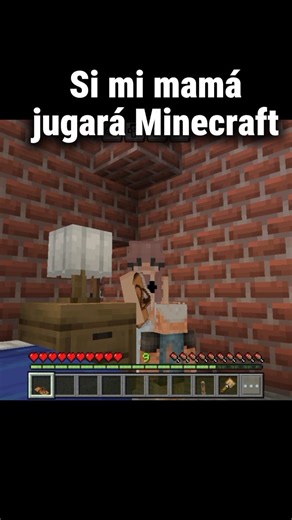 Mi mamá Jugando Minecraft #minecraft #somosgamers #diversiongamer