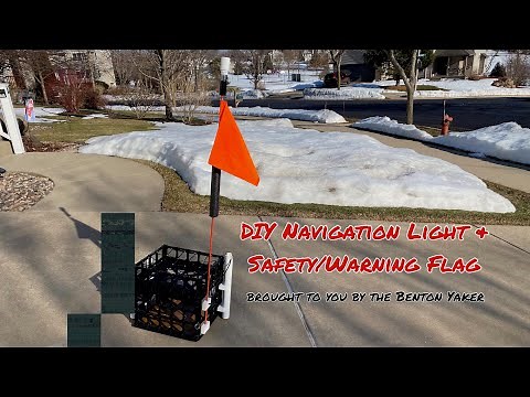 DIY Navigation Light and Safety Flag for Kayakers