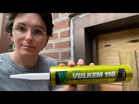 I tried Tremco Vulkem 116 polyurethane sealant on metal and brick. It's like a flexible butyl caulk.