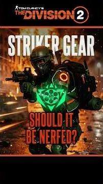 Is Striker Finally Getting Nerfed #TheDivision2 #Striker #StrikerBuild #DeveloperLivestream