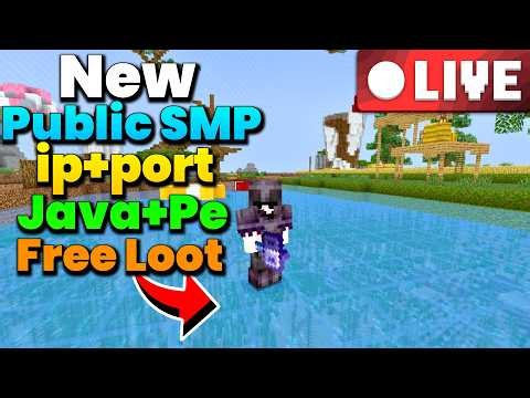 Let's play on this NEW Public Minecraft Server
