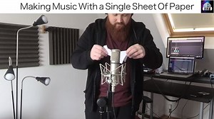 Making Music With Paper ! | 8D Music