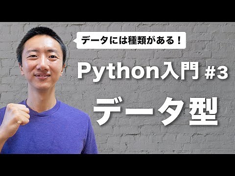 【Python入門 #3】データ型 | 整数、文字列、ブール値をマスター