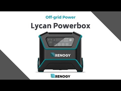 Renogy Lycan Powerbox — Solar Power Generator