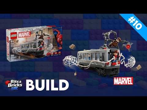 Spider-Man vs Doc Ock LEGO Train Looks INSANE | Unboxing and Complete Build 🚆