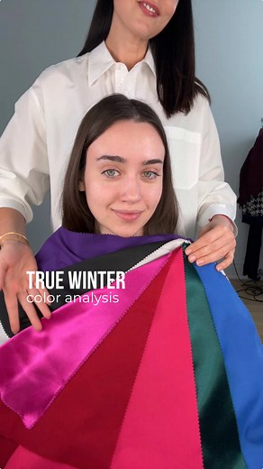 ✨ Wear the colors that makes sense you shine and stand out! #coloranalysis #colors