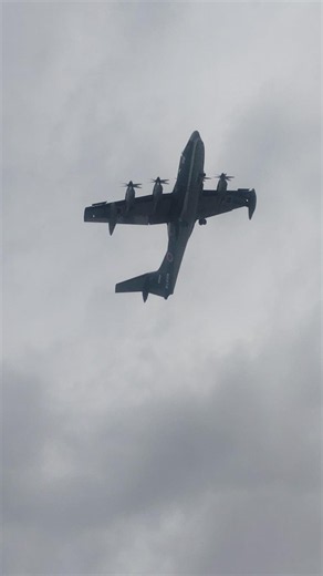 海自US-2〜2機目飛来！！（機番9902） #厚木基地 #jmsdf ＃JMSDF＃岩国基地＃プロペラ機＃エンジン音
