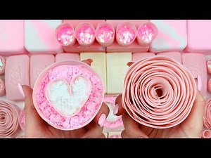 PINK PANTHER★Gym Chalk★Baking soda ★ Soap boxes with starch★Soap cubes ★Oddly satisfying ASMR video