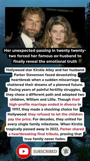 The 30-Year Secret Custody Pact Kirstie Alley And Her Ex-Husband Kept Hidden