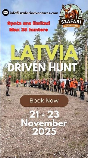 Driven hunt in Latvia November 2025 | Drückjagd in Lettland | Terelővadászat Lettországban #hunting