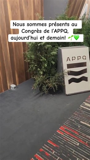 En direct du Congrès de l’APPQ! #paysagiste #montreal #quebec #gazon #beton