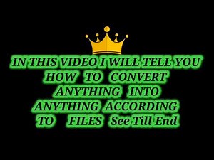 Ultimate File Converter Trick | Convert Anything Into Anything!