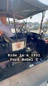 Ride in a 1921 Ford Model T