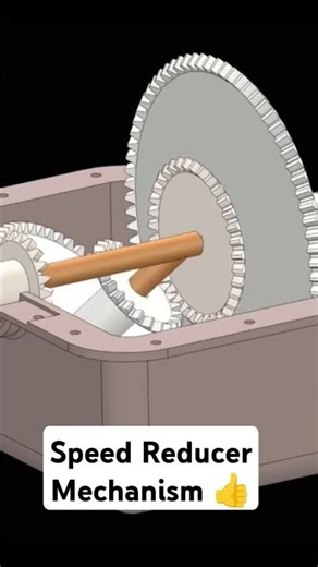 Speed Reducer Mechanism😳| #solidworks |#viral | #shorts | #viralshorts | #gear | #autocad| #short