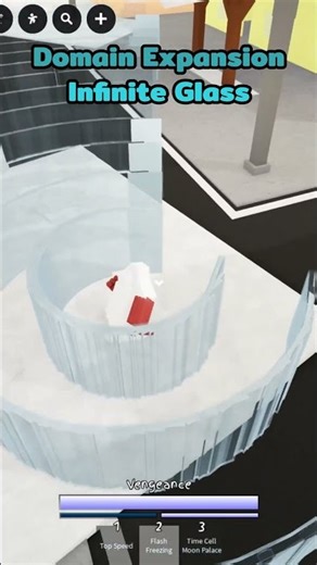 Domain Expansion: Infinite Glass |Jujutsu Shenanigans #roblox #anime #battlegrounds #robloxedit #hbg
