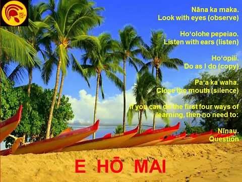Learn the E Ho Mai Chant from Native Hawaiian Cultural Practitioner Vene Chun