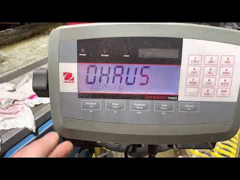 OHAUS Defender 7000 Error 8.1 - 8.2 - 8.4 Solution - Re Calibrate After Troubleshooting