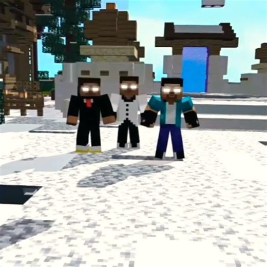 #HEROBRINE #VS #HEROBRINE #BROTHERS #MINECRAFT #ANIMTION #PRISMA #3D