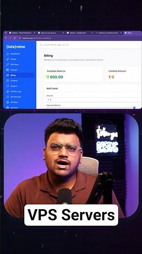 Get VPS servers at Very Cheap Price 🔥 iotamine Server with 800rs Free Credit