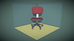 Simple Office Chair - Download Free 3D model by Luis13 (@luis230799)