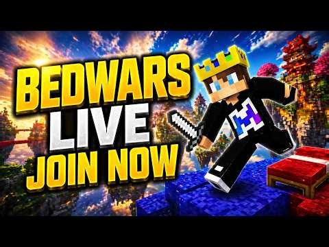 MINECRAFT LIVE | PLAYING BEDWARS WITH SUSBCRIBERS | CWM_BEDWARS | #minecraft #bedwars