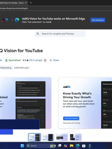 Boost Your YouTube Game with vidIQ! 🚀 Struggling to get views or design the perfect thumbnail? 📉 vidIQ is the ultimate tool for every YouTube creator! In this video, I’ll show you how to use the vidIQ extension to optimize your content and generate stunning thumbnails in just a few clicks. 🎨✨ What You’ll Learn: How to install vidIQ from the Chrome Web Store. 🛠️ Two ways to generate eye-catching thumbnails. 🖼️ How to use vidIQ’s AI-powered analysis to get the best templates for your videos. 