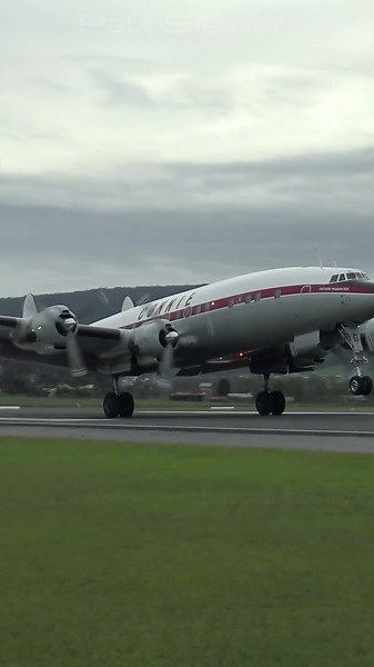 Lockheed Super Constellation close-up landing #airplane #plane #aviation #aeroplane