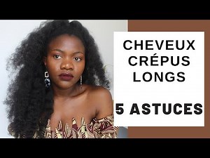 5 astuces pour avoir de longs cheveux crépus naturels ||Pousse du cheveu crépus