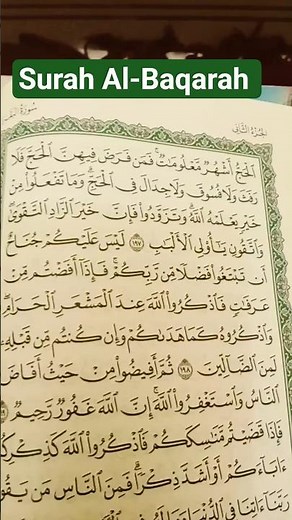 QS: Al-Baqarah JUZ 2 ayat 197 #videoreligi#quranrecitation #qurankareem#egzonibrahimi #surahbaqarah