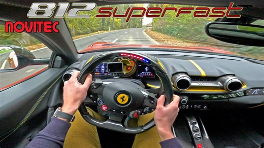 Ferrari 812 Novitec F1 Exhaust POV Drive