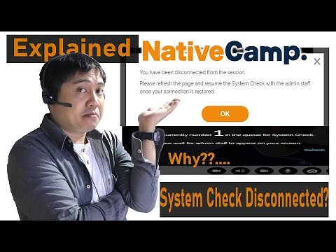 System check for native camp disconnected, explained tips and guides