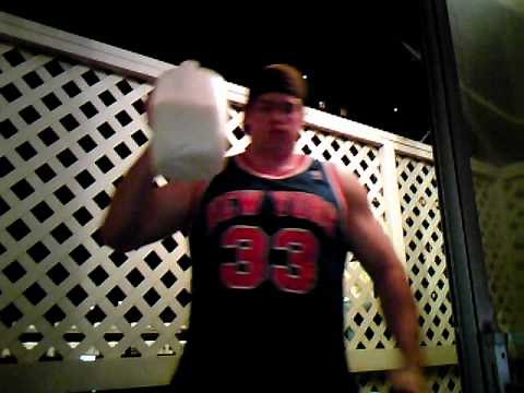 Tool Bag Chugs Gallon of Milk in 8 min 17 sec- NO PUKE!!