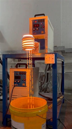 35kw high-frequency simple granulator #heater #induction #furnace