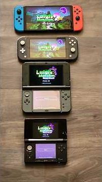 Luigi's Mansion 2 - 3DS vs New 3DS vs Switch Lite vs Switch Oled | Speed Test Comparison #switch